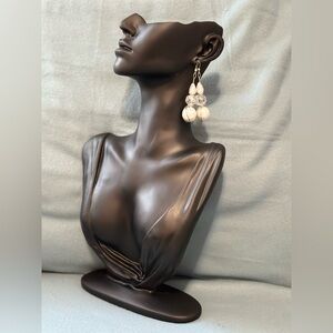 Handmade Wire-Wrapped Crystal Bead Earrings